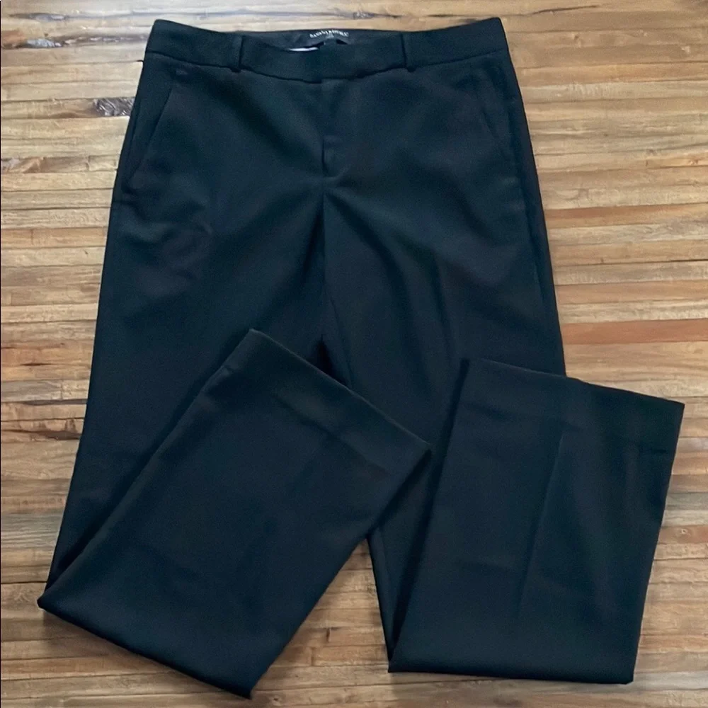 🩷Sale🩷 Banana Republic Black Trousers Straight Leg - NWOT - Sz 6 - Picture 2 of 6